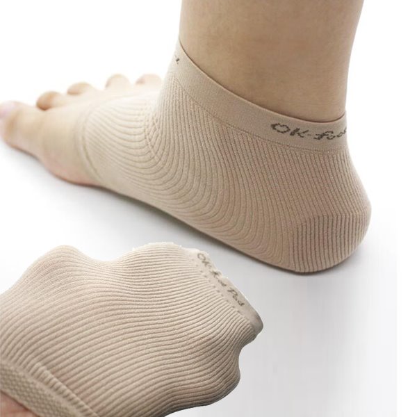 [실리콘] OK풋패드(실리콘) 발뒤꿈치 발관리 발각질 각질제거 보습